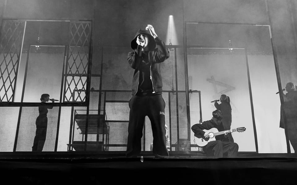 Morad en el Palau Sant Jordi
