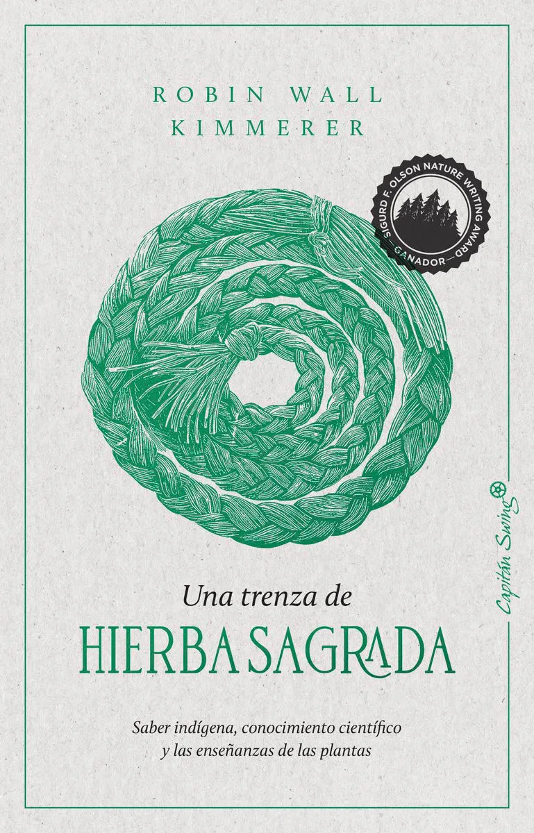 una trenza de hierba sagrada